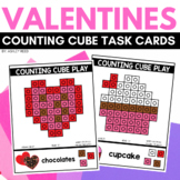 COUNTING CUBE VALENTINES Task Cards for February