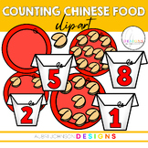 COUNTING Chinese Food Clipart 0-10 (Food Clipart)