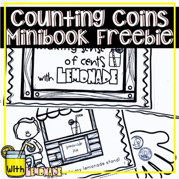 Preview of COUNTING MONEY AND IDENTIFYING COINS MINI BOOK FREEBIE