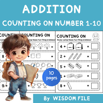 Preview of COUNTING ON Enjoy using these fun fillng problems!