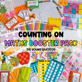 Preview of COUNTING ON STRATEGIES - 4/8 MATHS BOOSTER PACK