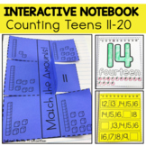 COUNTING TEENS INTERACTIVE NOTEBOOK