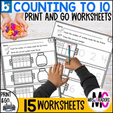 Counting to 10 Worksheets | Kindergarten