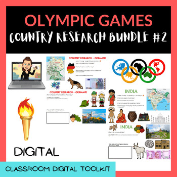 Preview of COUNTRY RESEARCH 2024 OLYMPIC GAMES BUNDLE (#2) 5 x Countries + FRANCE