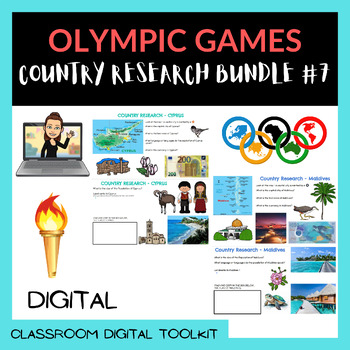 Preview of COUNTRY RESEARCH 2024 OLYMPIC GAMES BUNDLE (#7) 5 x Countries + FRANCE