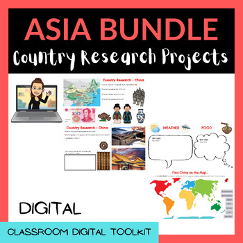 Preview of COUNTRY RESEARCH SLIDES - ASIA BUNDLE (18 Countries Included)