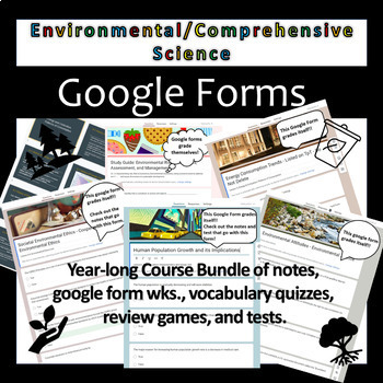 Preview of Environmental Science | Comprehensive Science | Course Bundle | Google Forms