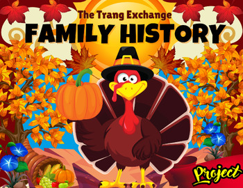Preview of CCSS Family History Project | Heritage Activities, Presentation | ELA