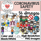 COVID-19 Coronavirus Clipart (Safety) by Clipart That Cares