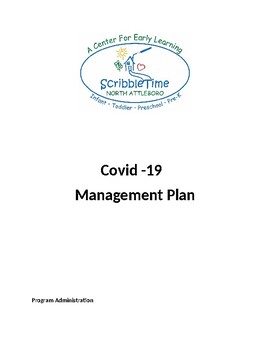 Preview of COVID-19 Health Care Policies and Procedures For Child Care Centers