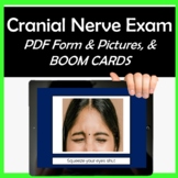 Cranial Nerve Exam Printable and Boom Cards