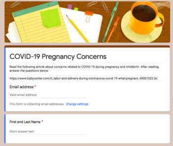 Preview of COVID-19 Pregnancy Concerns E-Learning Assignment