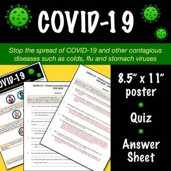 Preview of COVID 19 Resource: Stop the Spread of Germs!