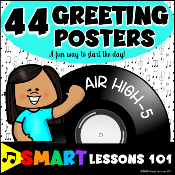 Preview of Fun Greeting Posters Return to School Bulletin Board Fun Ways to Greet Students