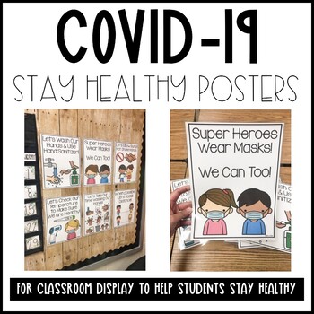 Preview of COVID-19 Stay Healthy Posters