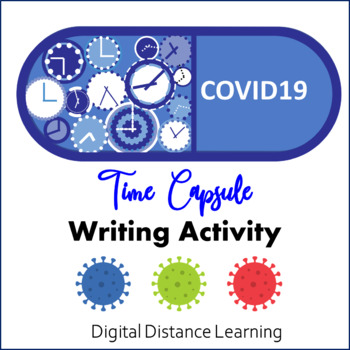 Preview of COVID 19 Time Capsule Writing Journal Memory Book Digital Distance Learning