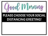 Bitmoji Social Distancing Morning Greeting - Cool toned