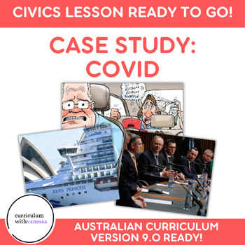 Preview of COVID Case Study Three Levels of Government CIVICS LESSON - Podcast Activity Aus