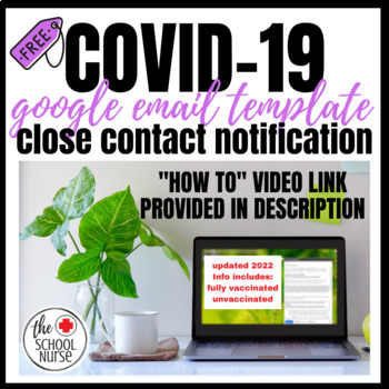 Preview of COVID - Close Contact Notification