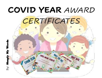 Preview of COVID YEAR AWARD CERTIFICATES