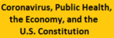 COVID & the Constitution (Public Health, Economy)