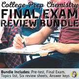 CP Chemistry Final Exam Review BUNDLE