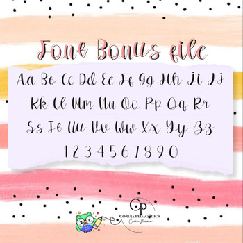 Preview of CP Font Happy Love Bonus file