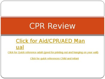 Preview of CPR, First Aid, and AED