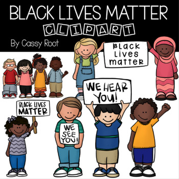 Preview of CR Black Lives Matter Clipart Freebie