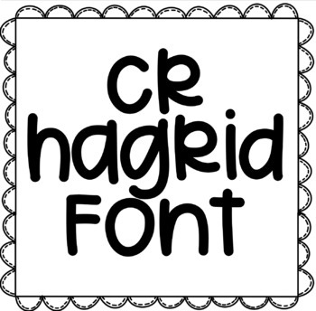 Preview of CR Hagrid Font and License