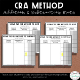 CRA Method Addition and Subtraction Mats | Distance Learning