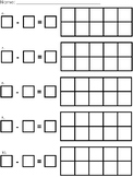 Double Ten Frame Worksheet Teaching Resources | Teachers Pay Teachers