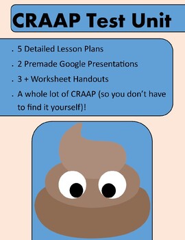 Preview of CRAAP Test Unit - 5 Day Detailed Lesson Plans for STEM Distance Learning .DOC