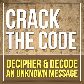 Preview of CRACK THE CODE: Decipher & Unlock an Unknown Language