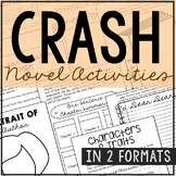 CRASH Novel Study Unit Activities | Book Report Project