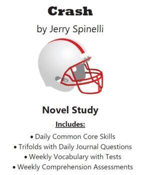 Preview of CRASH by Jerry Spinelli-Novel Unit