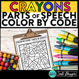 CRAYON color by code National Crayon Day coloring page PAR