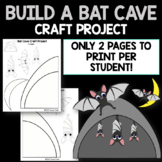 CREATE A CRAFT Build a Bat Cave FALL HALLOWEEN ART PROJECT