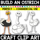 CREATE A CRAFT Clipart BUILD AN OSTRICH