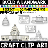 CREATE A CRAFT Clipart BUILD THE United States CAPITOL BUILDING