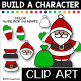 CREATE A CRAFT Clipart Build a Santa Claus