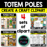 CREATE A Totem Pole Craft Clipart BIG BUNDLE