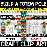 CREATE A Totem Pole Craft Clipart BUNDLE