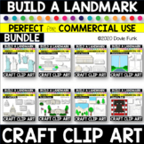 CREATE A U. S. LANDMARK Craft Clipart BUNDLE