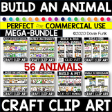 CREATE AN ANIMAL Craft Clipart MEGA BUNDLE
