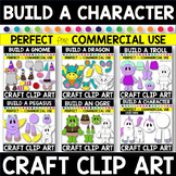 CREATE AN IMAGINARY STORYBOOK CREATURE Craft Clipart BUNDLE