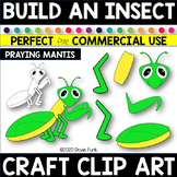CREATE AN INSECT Craft Clipart PRAYING MANTIS