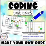 CREATE OWN CODE Activity Special Ed - Coding Task Cards - 