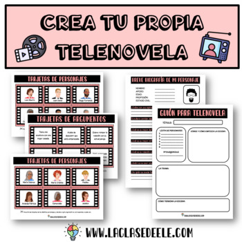 Preview of CREA TU PROPIA TELENOVELA- CREATE YOUR OWN SPANISH SOAP OPERA
