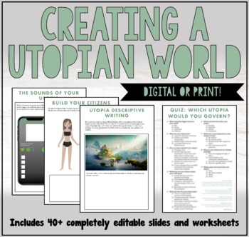 Preview of CREATING A UTOPIA: A PATHWAY TO UNDERSTAND DYSTOPIA